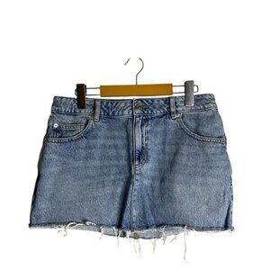 Garage Women’s Light Wash Denim Mini Skirt